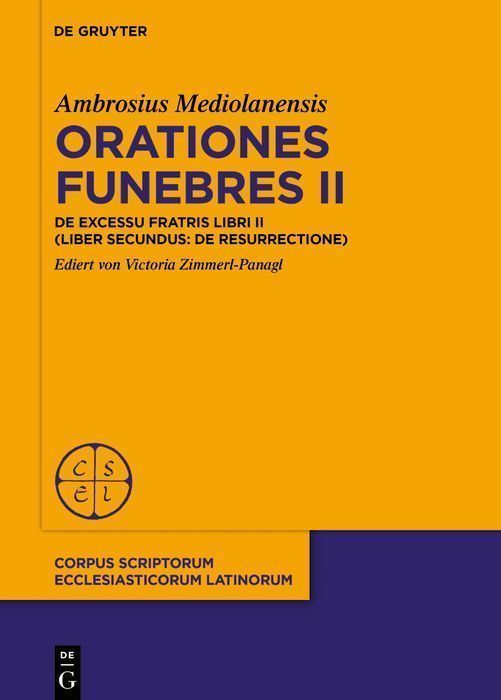 Cover image for Orationes funebres II