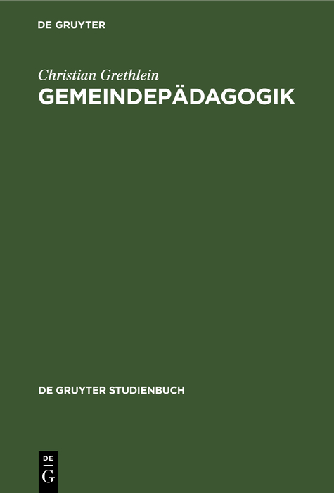 Cover image for Gemeindepadagogik