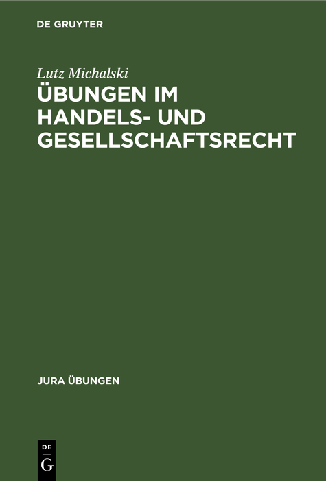 Cover image for Ubungen im Handels- und Gesellschaftsrecht