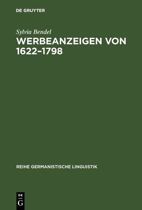 Cover image for Werbeanzeigen von 16221798