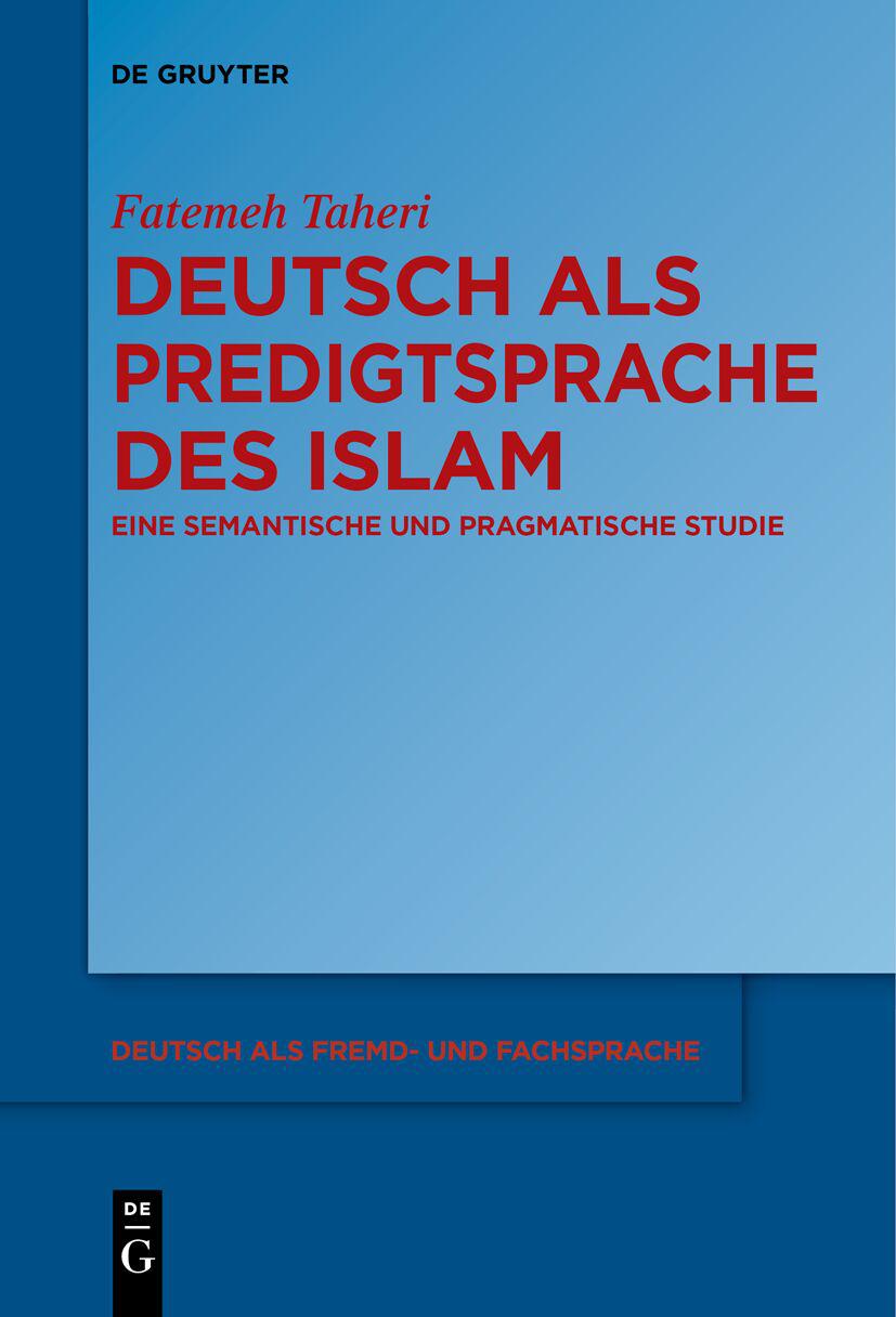 Cover image for Deutsch als Predigtsprache des Islam
