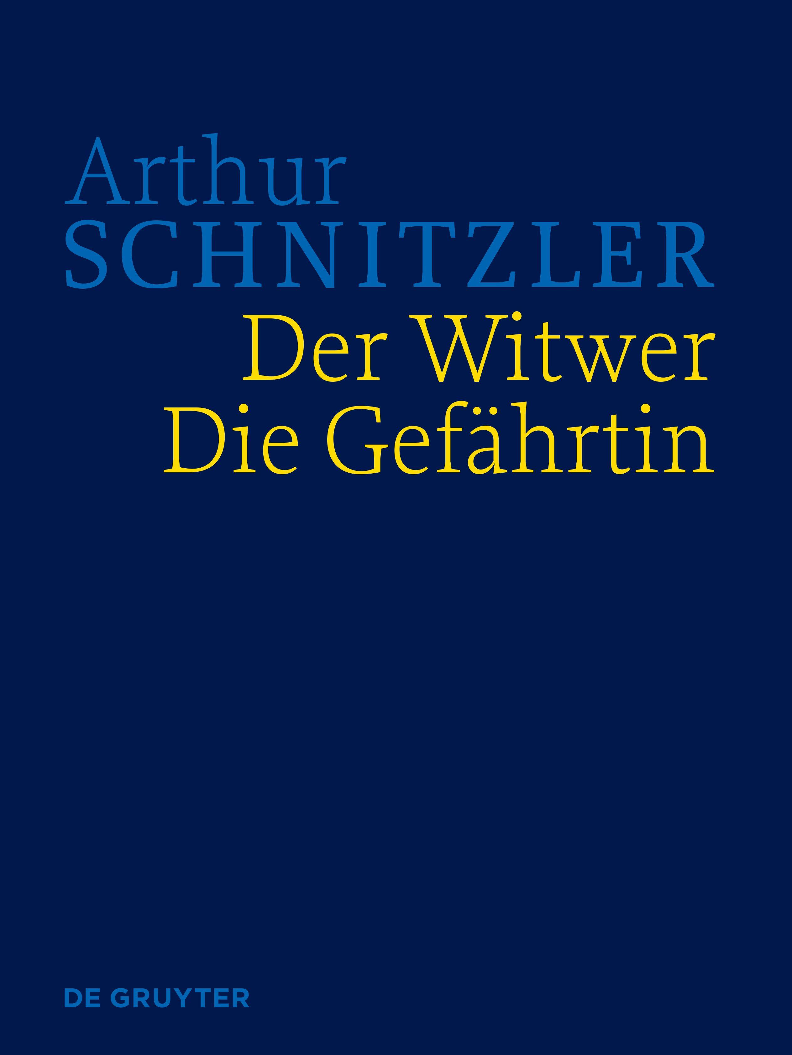 Cover image for Der Witwer. Die Gefahrtin