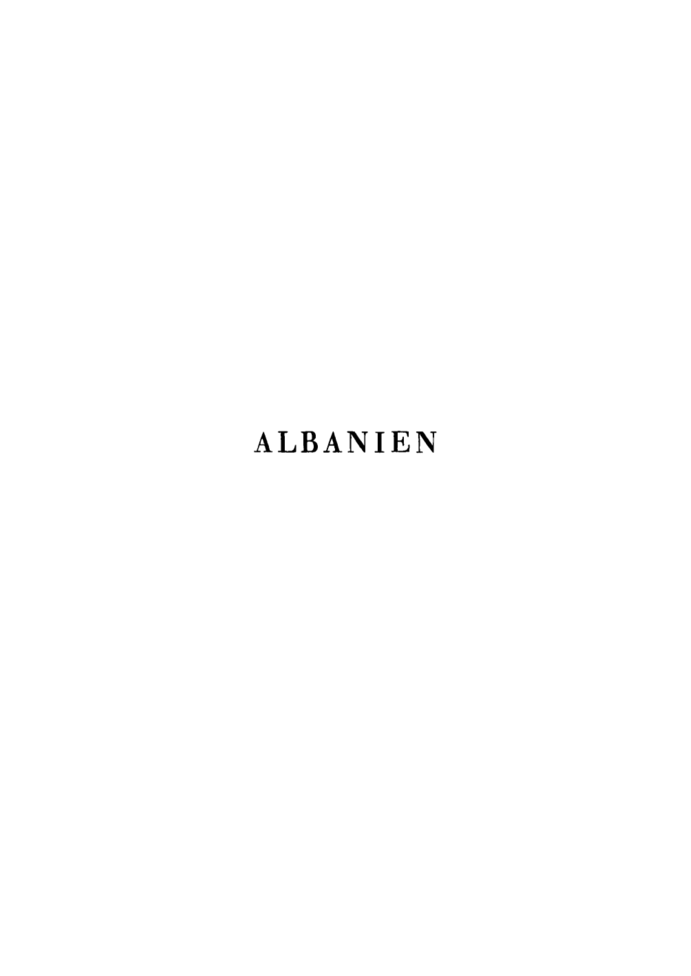 Cover image for Albanien