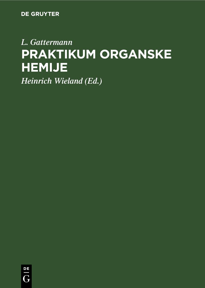 Cover image for Praktikum organske hemije