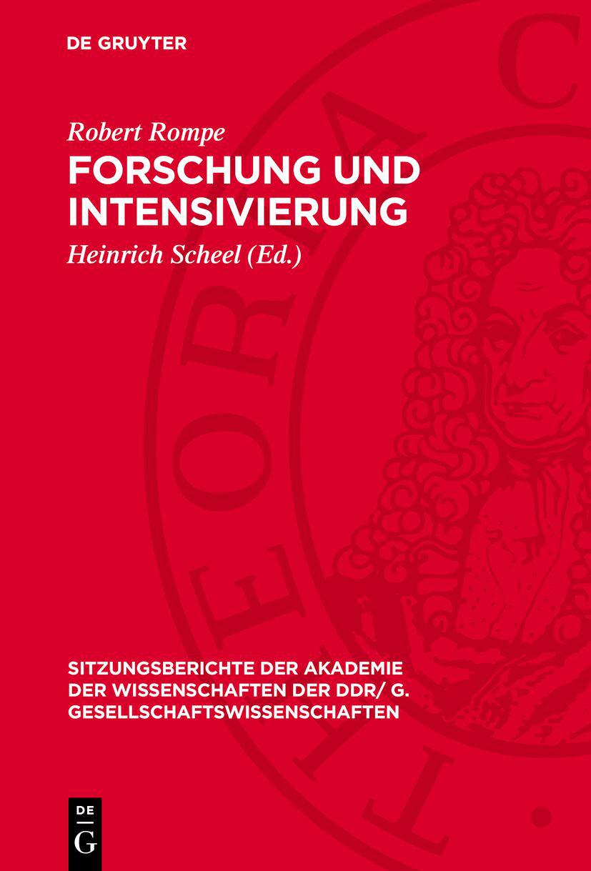 Cover image for Forschung und Intensivierung
