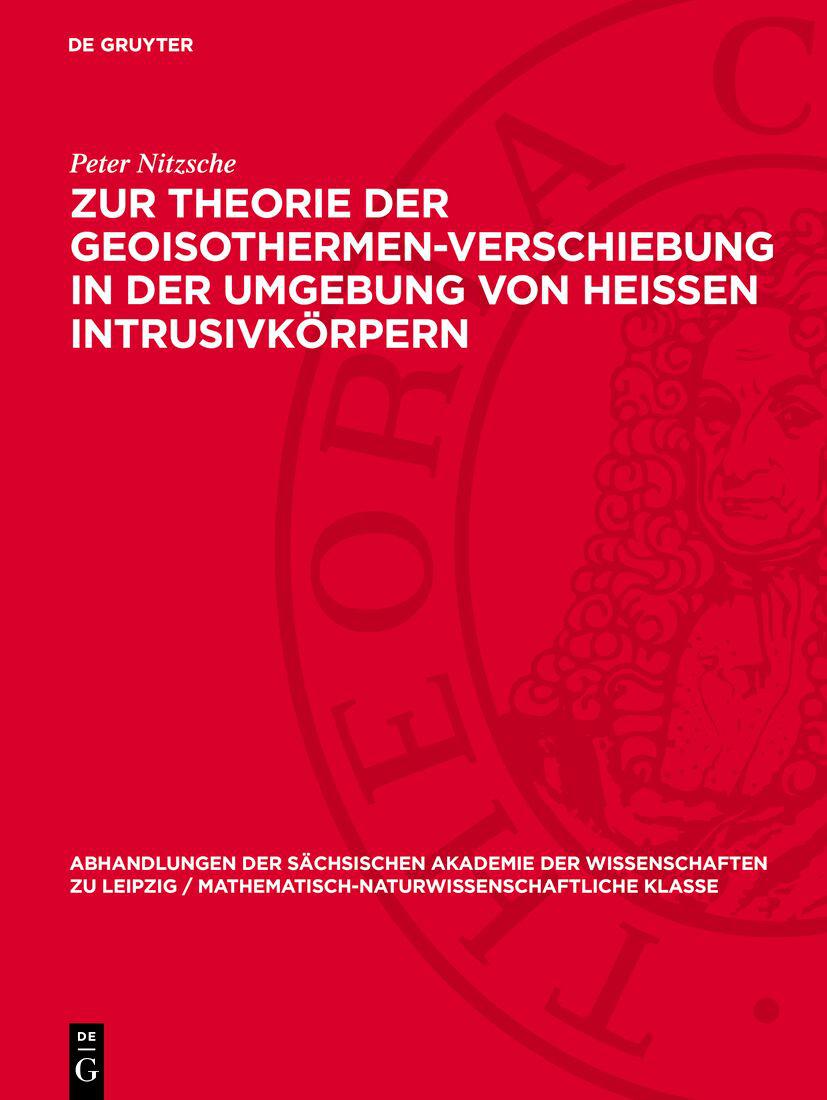 Cover image for Zur Theorie der Geoisothermen-Verschiebung in der Umgebung von heissen Intrusivkorpern