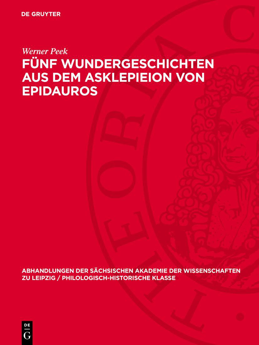Cover image for Funf Wundergeschichten aus dem Asklepieion von Epidauros