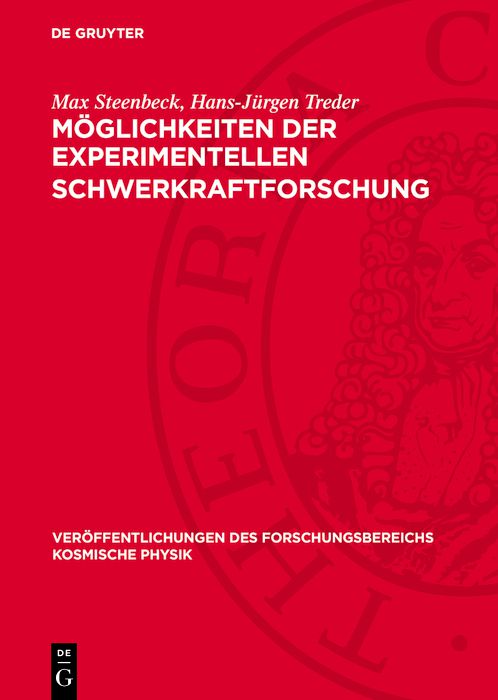 Cover image for Moglichkeiten der experimentellen Schwerkraftforschung