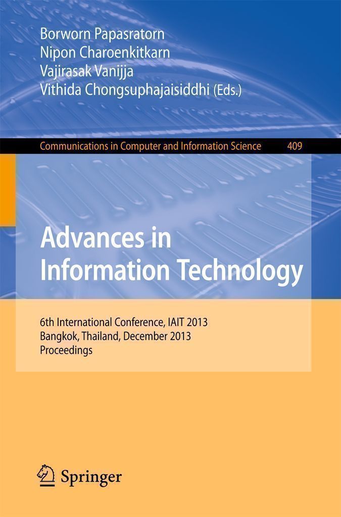 Cover image for Advances in Information Technology