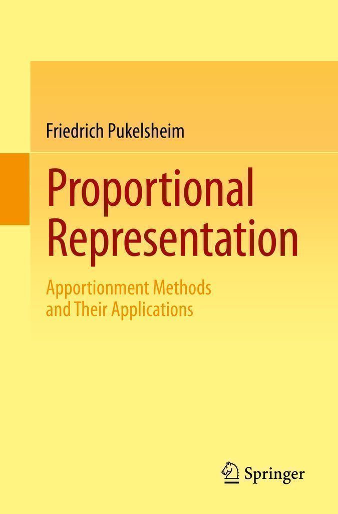 Cover image for Proportional Representation