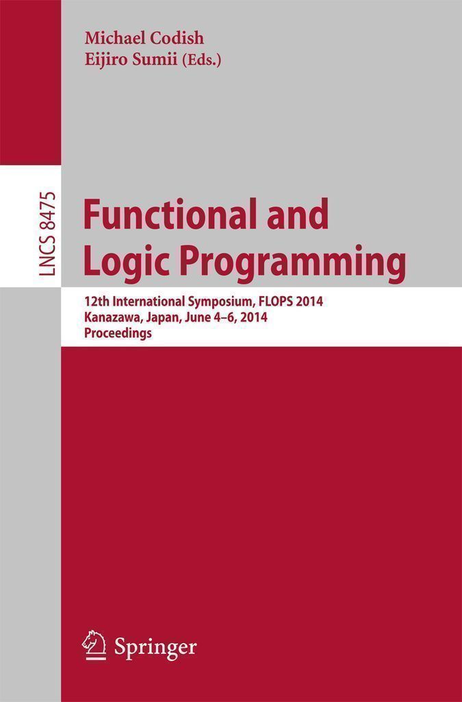 Cover image for Functional and Logic Programming