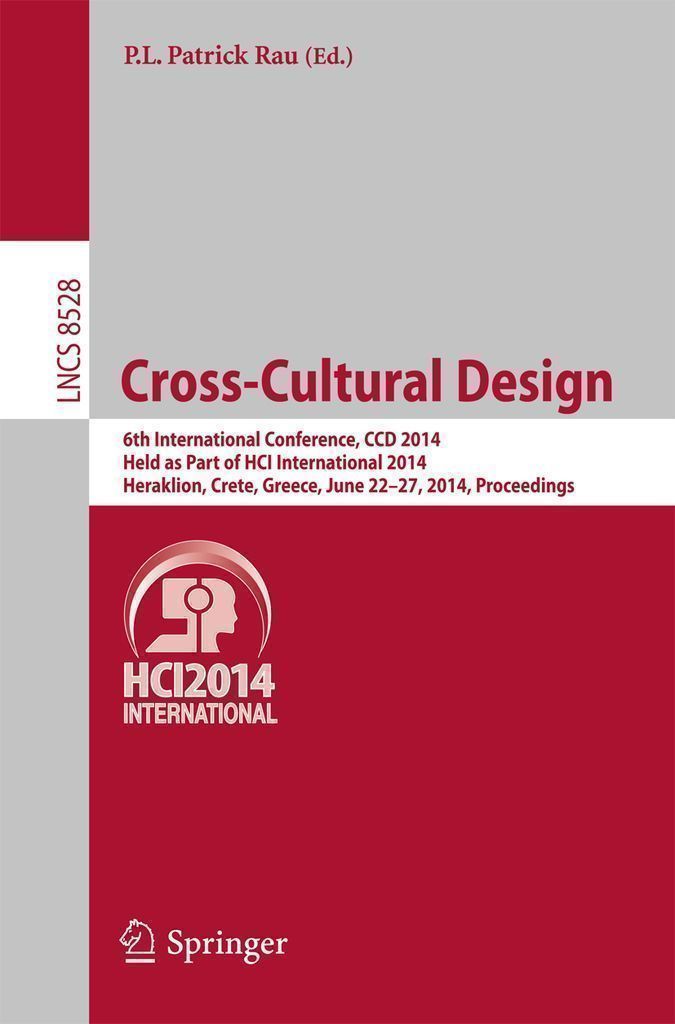Cover image for Cross-Cultural Design