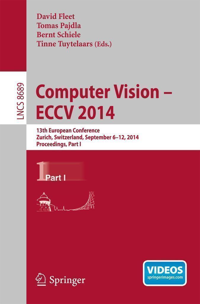 Cover image for Computer Vision -- ECCV 2014