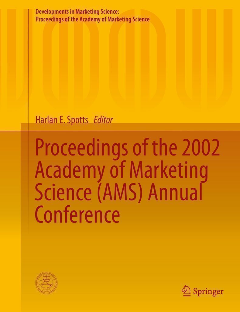 Cover image for Proceedings of the 2002 Academy of Marketing Science (AMS) Annual Conference
