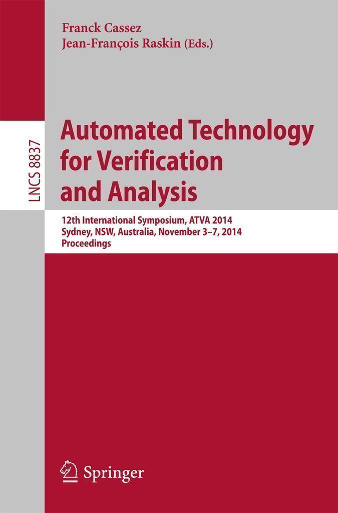 Cover image for Automated Technology for Verification and Analysis