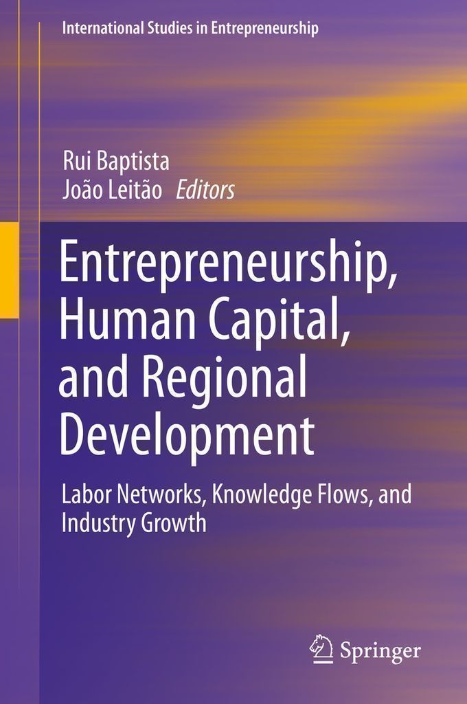 Cover image for Entrepreneurship, Human Capital, and Regional Development