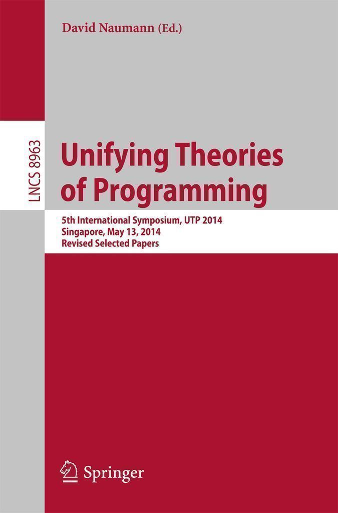 Cover image for Unifying Theories of Programming