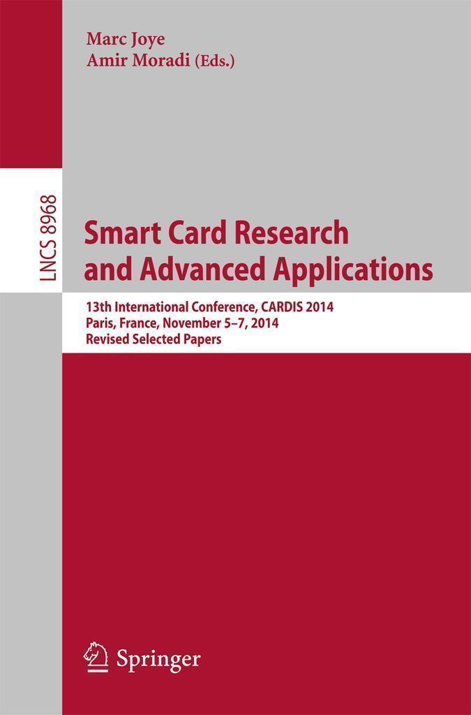 Cover image for Smart Card Research and Advanced Applications
