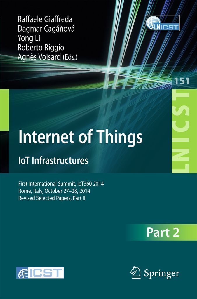 Cover image for Internet of Things. IoT Infrastructures