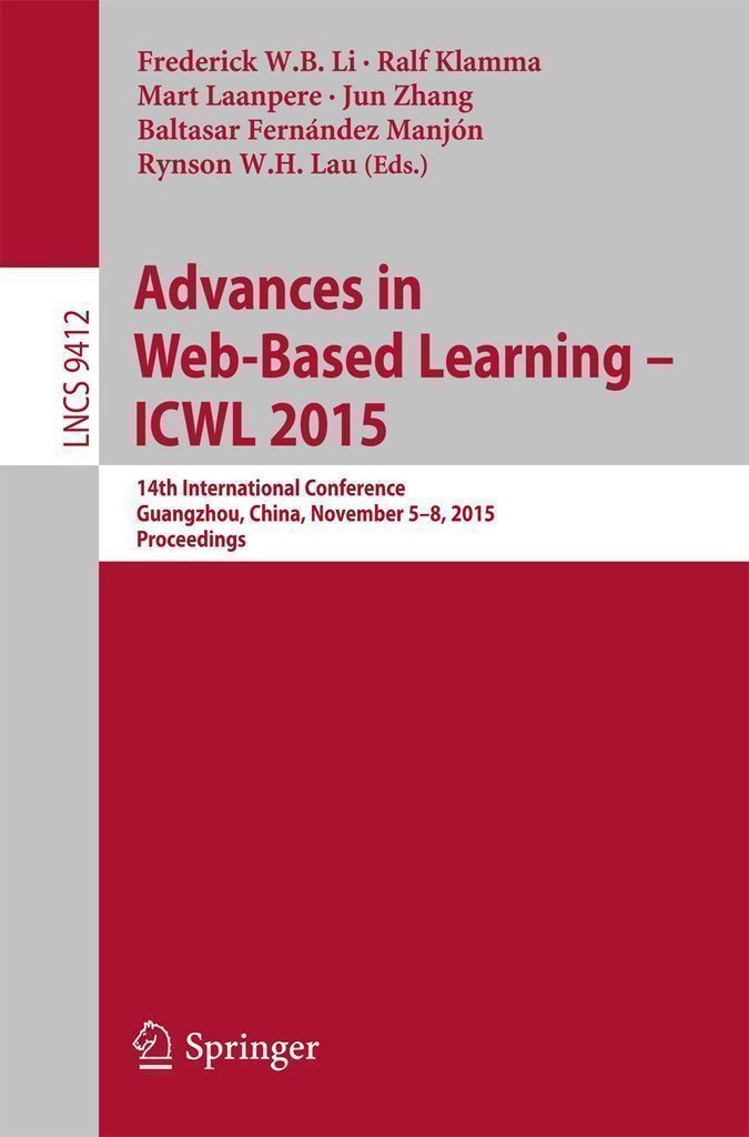 Cover image for Advances in Web-Based Learning -- ICWL 2015
