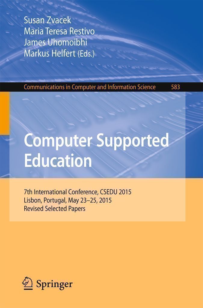 Cover image for Computer Supported Education