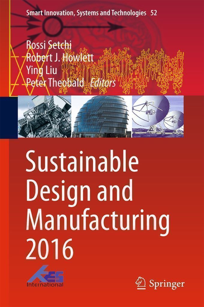 Cover image for Sustainable Design and Manufacturing 2016