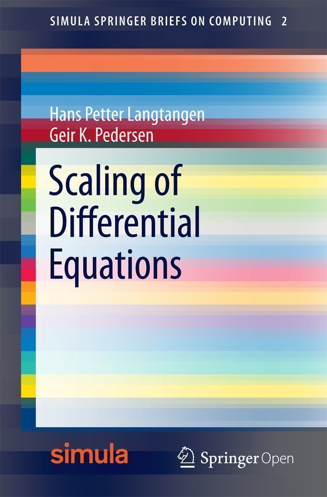 Cover image for Scaling of Differential Equations