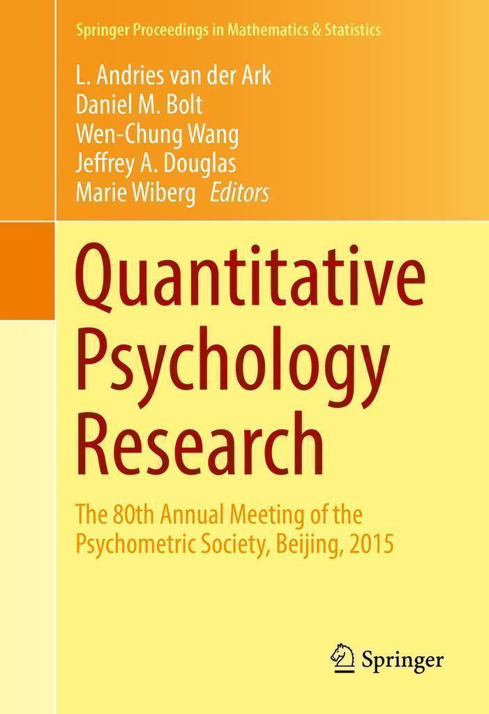 Cover image for Quantitative Psychology Research