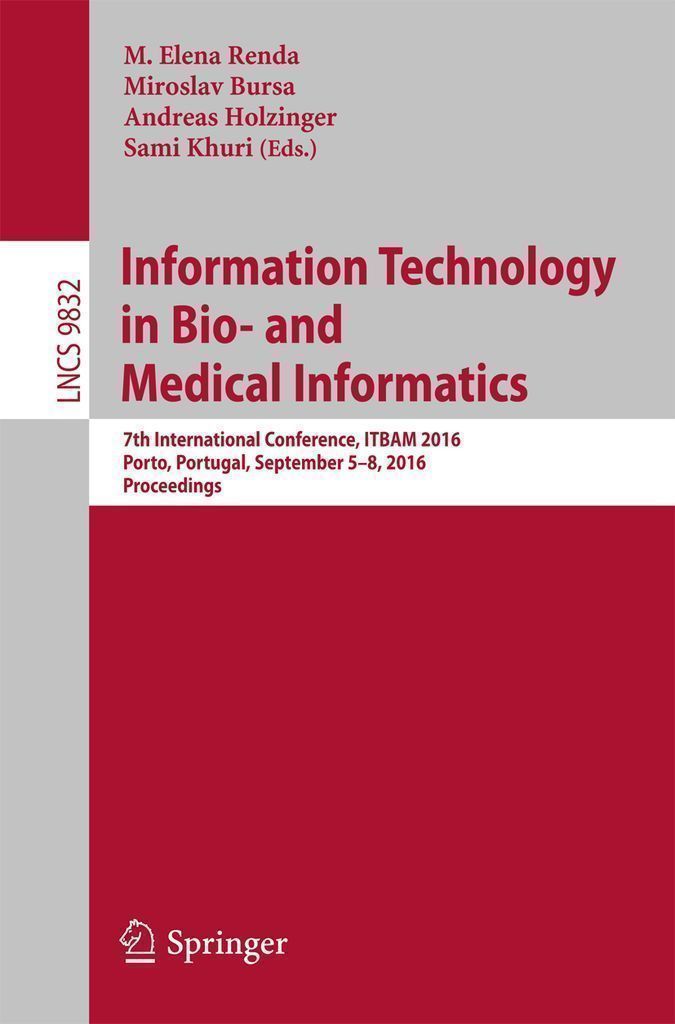 Cover image for Information Technology in Bio- and Medical Informatics