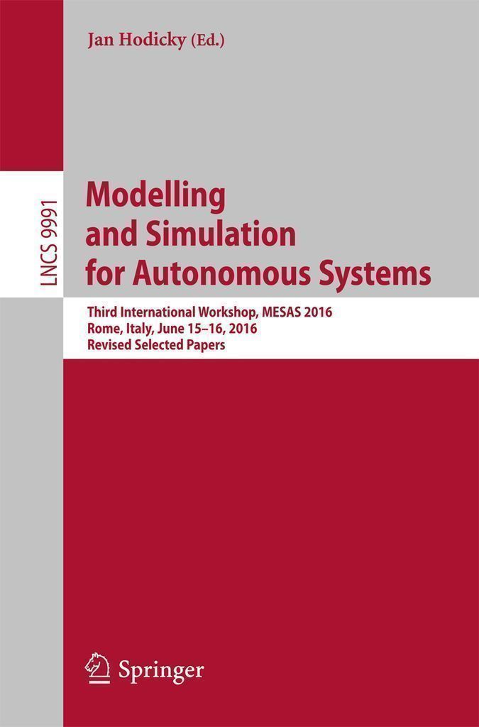 Cover image for Modelling and Simulation for Autonomous Systems