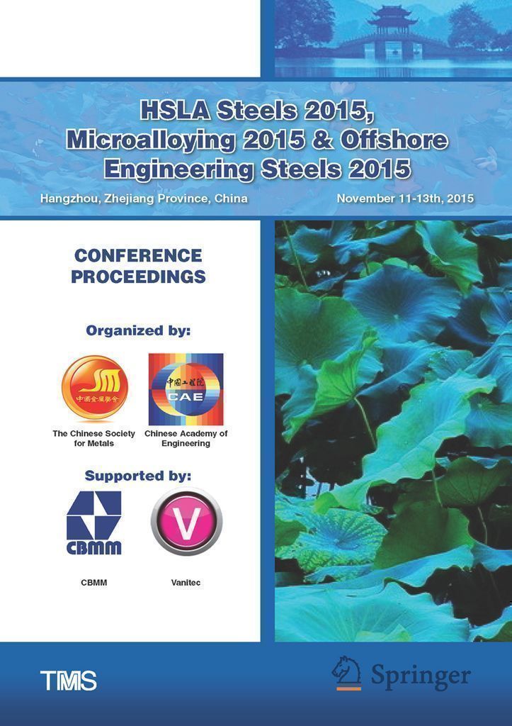 Cover image for HSLA Steels 2015, Microalloying 2015 & Offshore Engineering Steels 2015