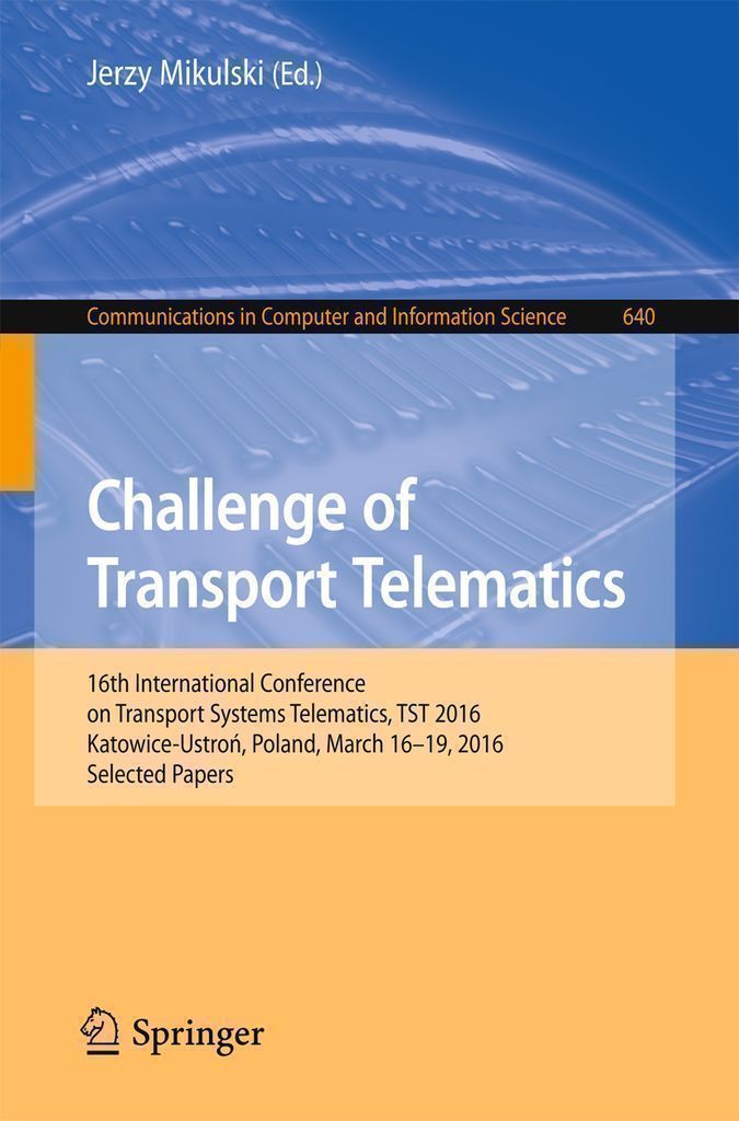 Cover image for Challenge of Transport Telematics