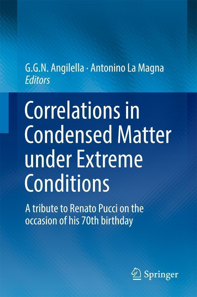 Cover image for Correlations in Condensed Matter under Extreme Conditions