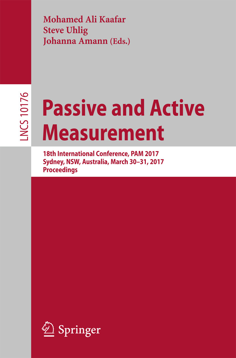 Cover image for Passive and Active Measurement