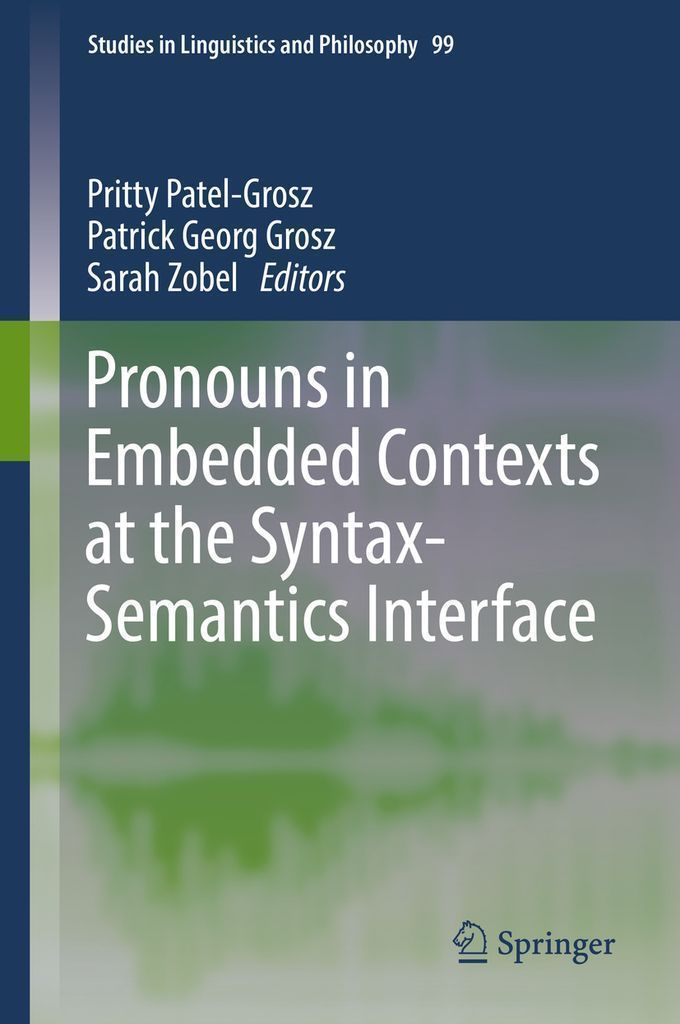 Cover image for Pronouns in Embedded Contexts at the Syntax-Semantics Interface