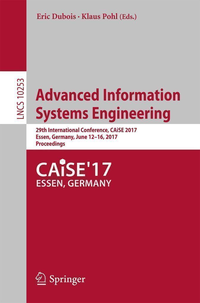 Cover image for Advanced Information Systems Engineering