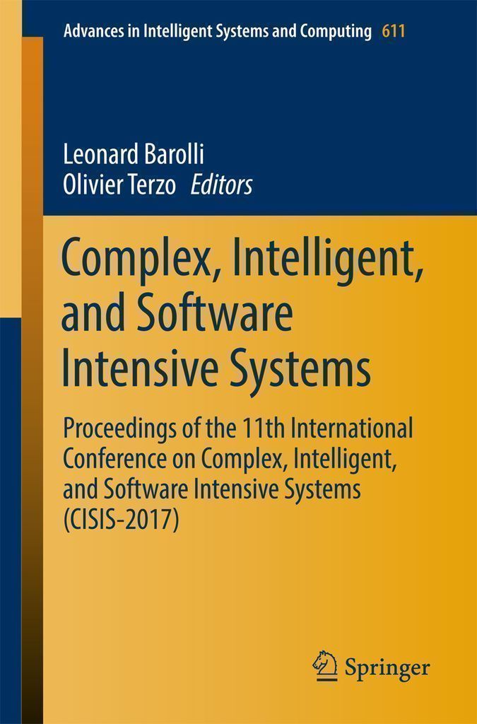 Cover image for Complex, Intelligent, and Software Intensive Systems