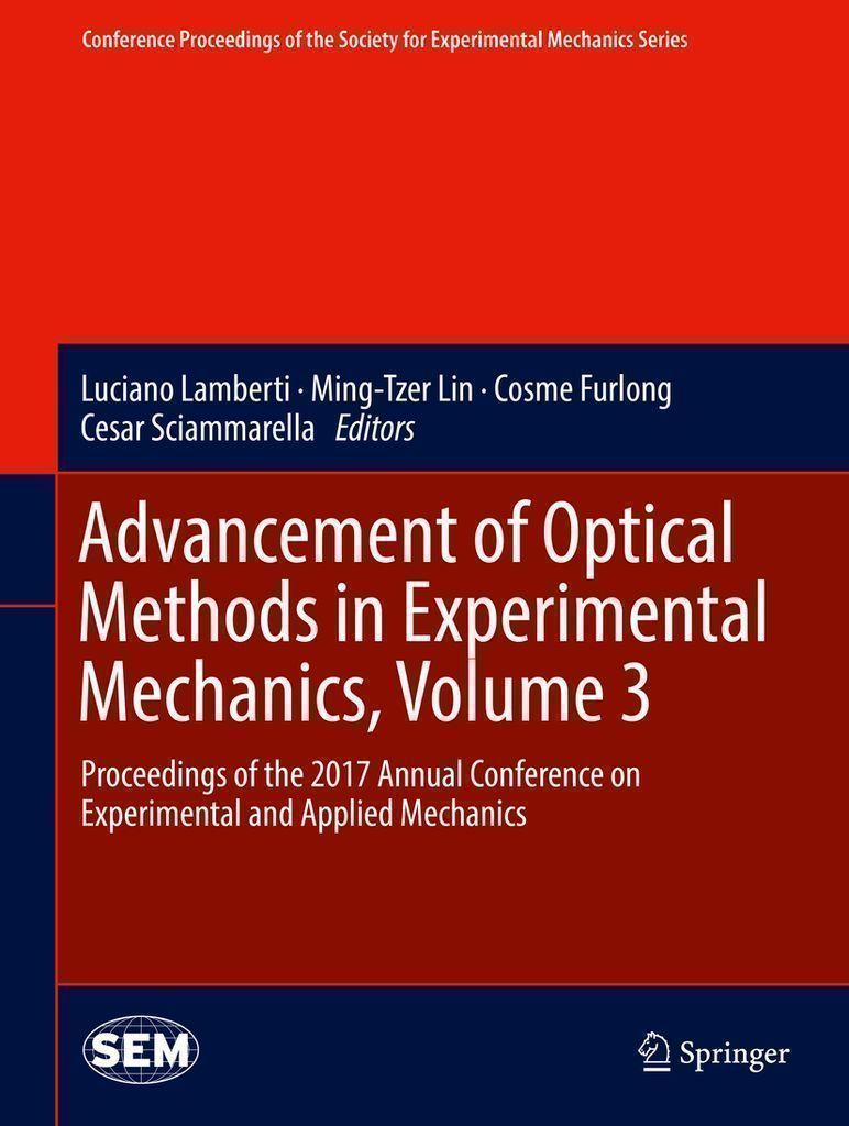 Cover image for Advancement of Optical Methods in Experimental Mechanics, Volume 3