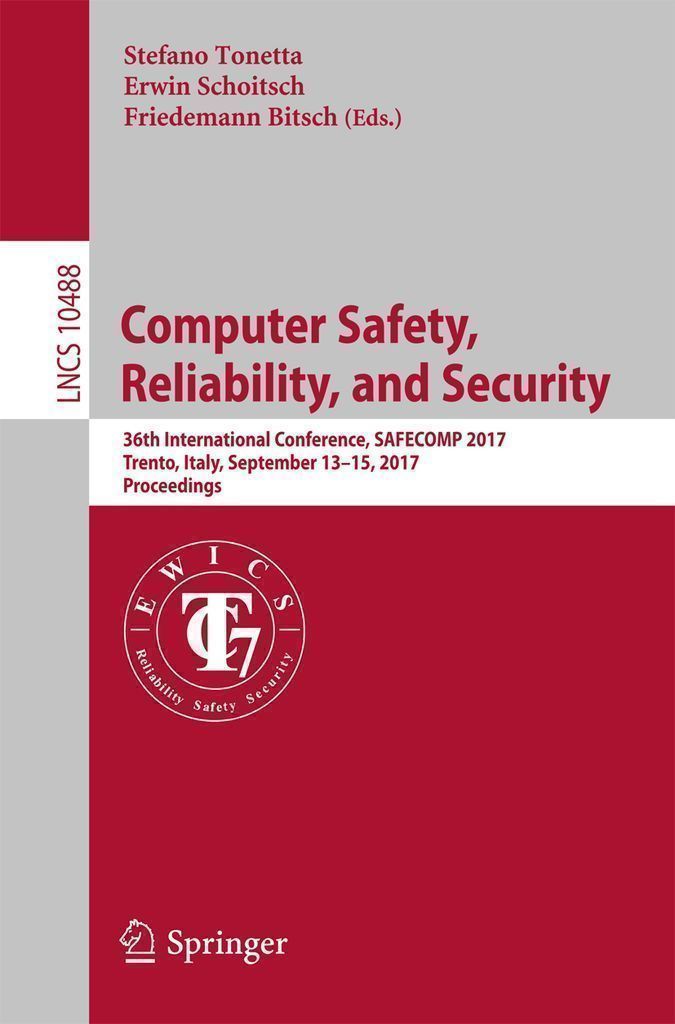 Cover image for Computer Safety, Reliability, and Security