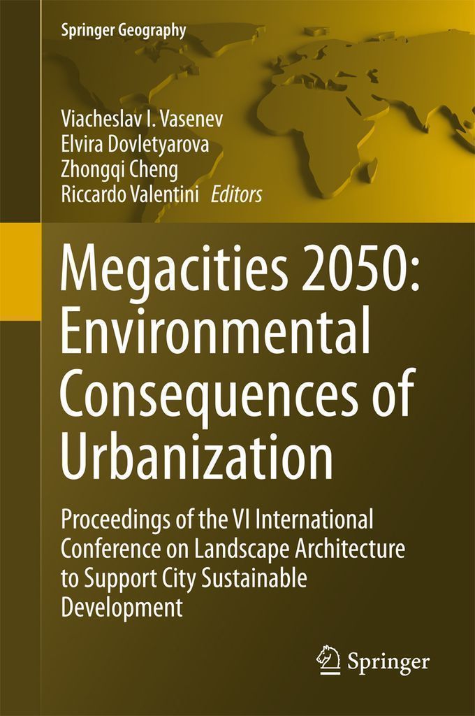 Cover image for Megacities 2050: Environmental Consequences of Urbanization