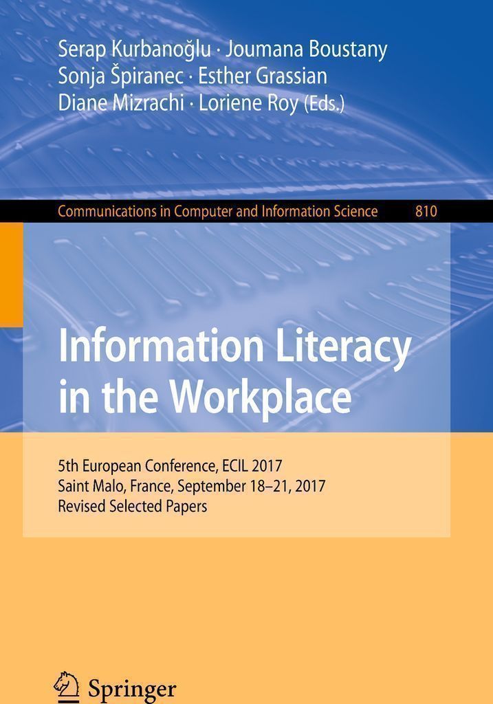 Cover image for Information Literacy in the Workplace