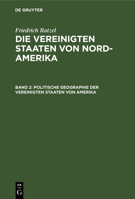 Cover image for Politische Geographie der Vereinigten Staaten von Amerika