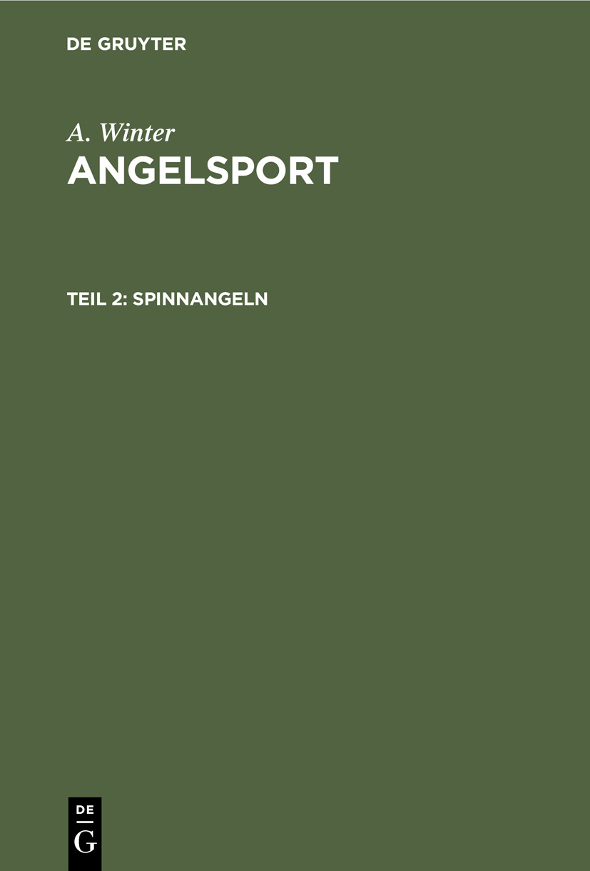 Cover image for Spinnangeln