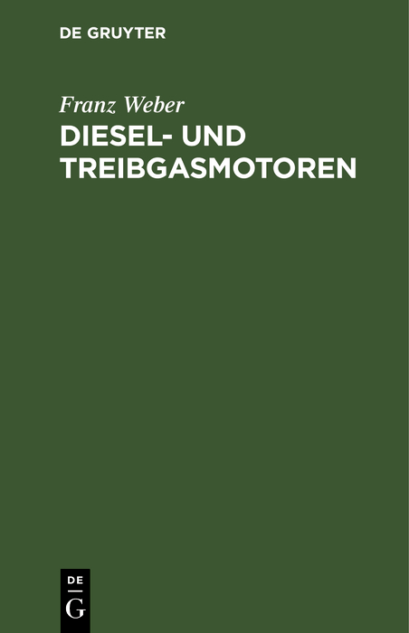 Cover image for Diesel- und Treibgasmotoren