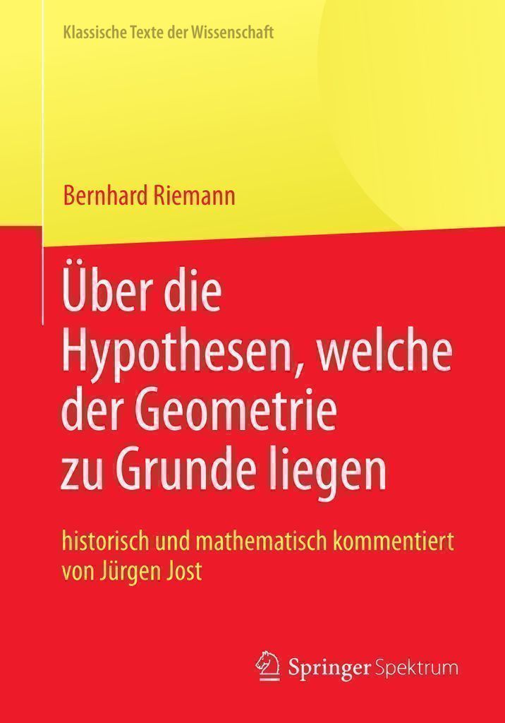 Cover image for Bernhard Riemann Uber die Hypothesen, welche der Geometrie zu Grunde liegen