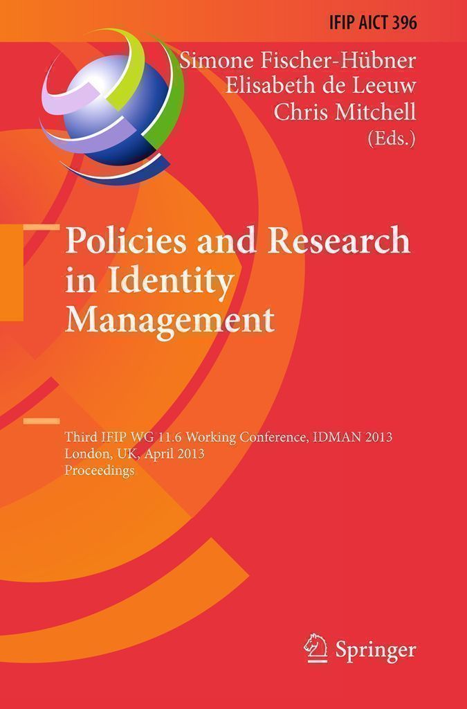 Cover image for Policies and Research in Identity Management