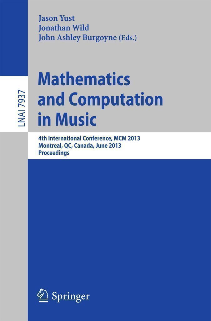 Cover image for Mathematics and Computation in Music