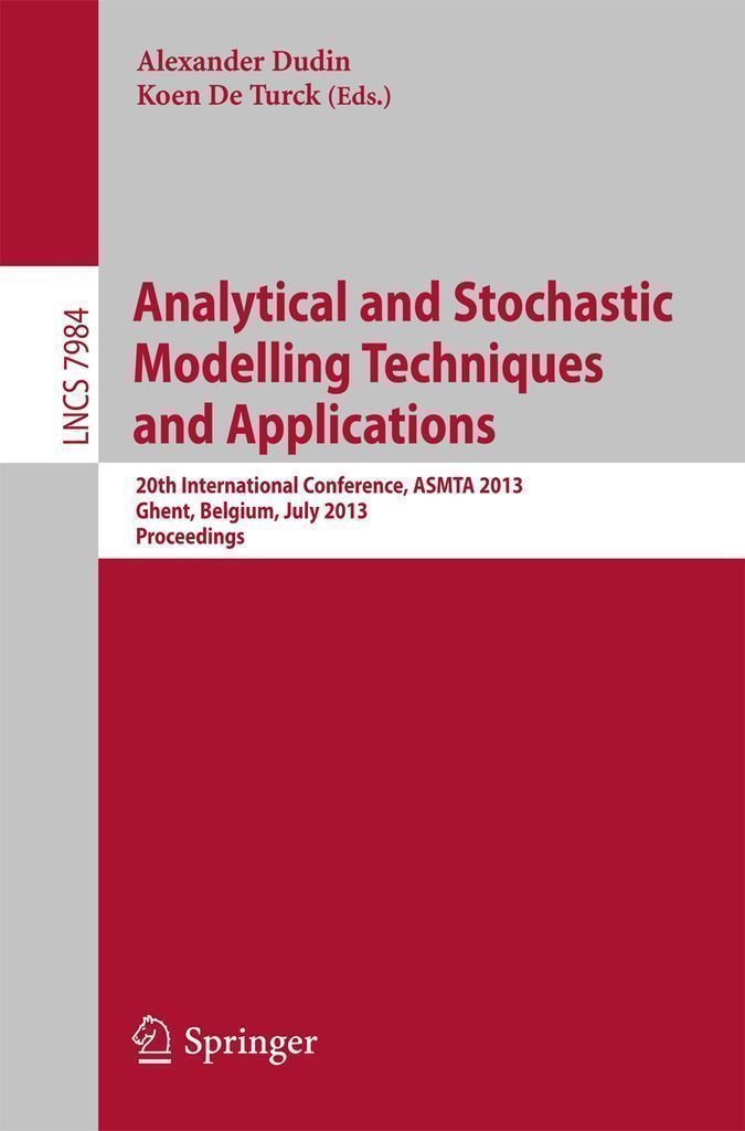 Cover image for Analytical and Stochastic Modeling Techniques and Applications