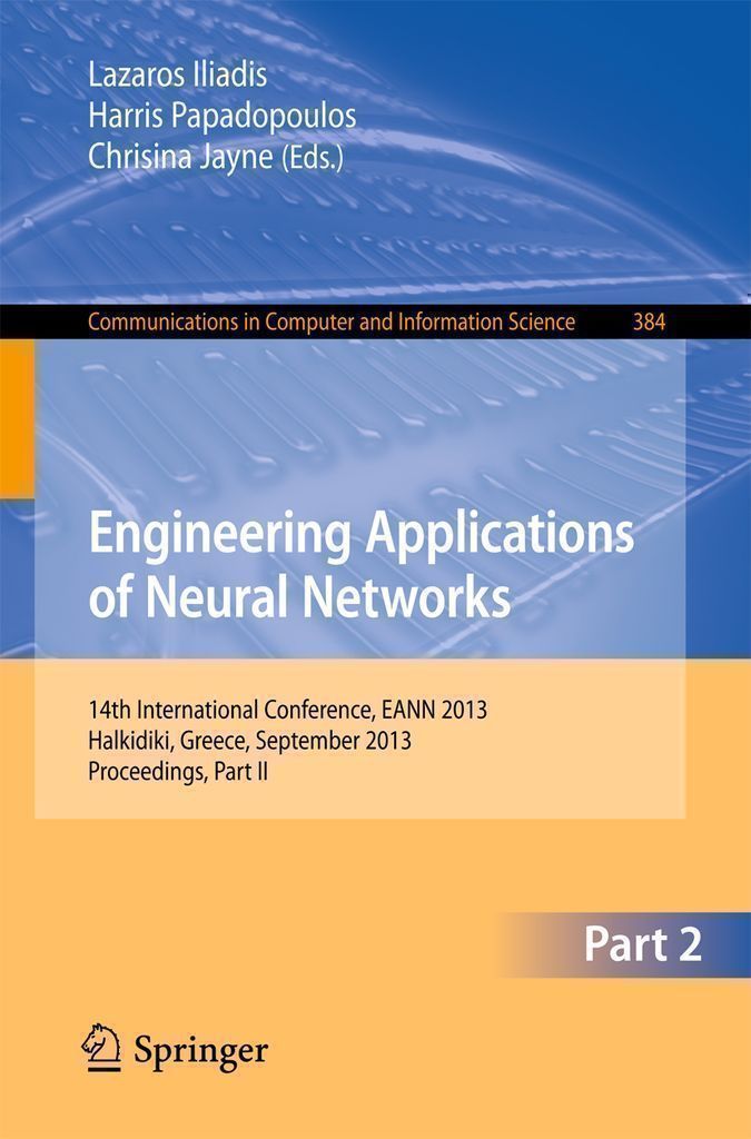 Cover image for Engineering Applications of Neural Networks