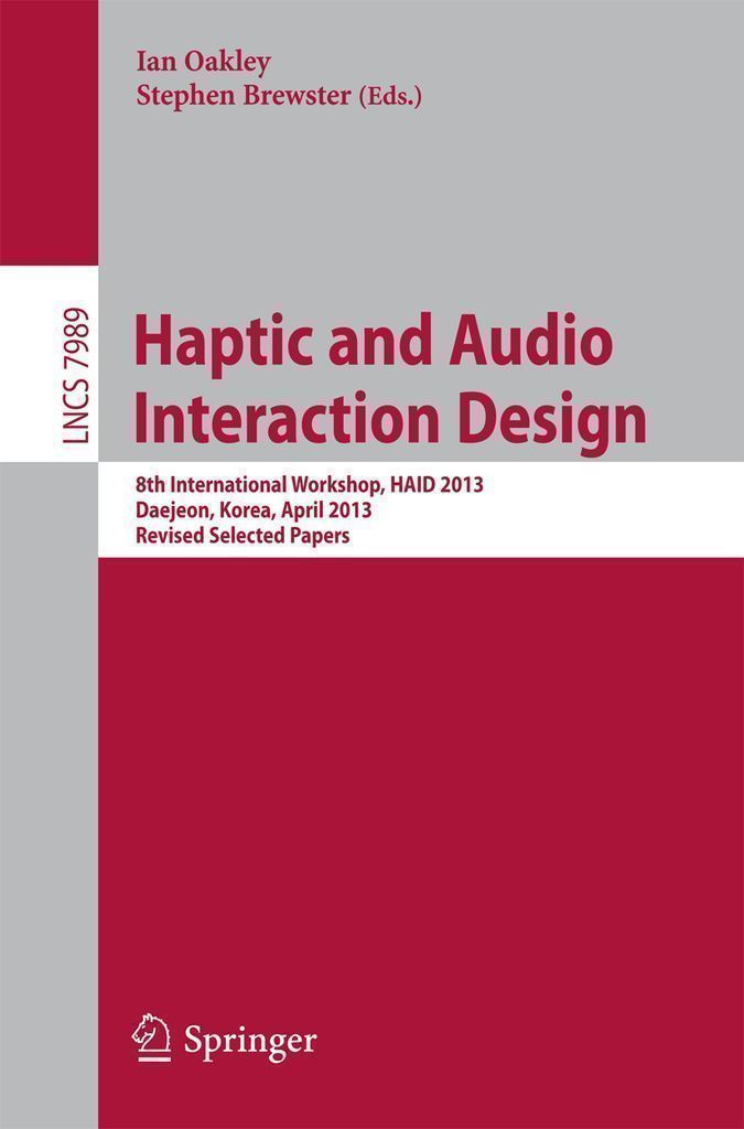 Cover image for Haptic and Audio Interaction Design